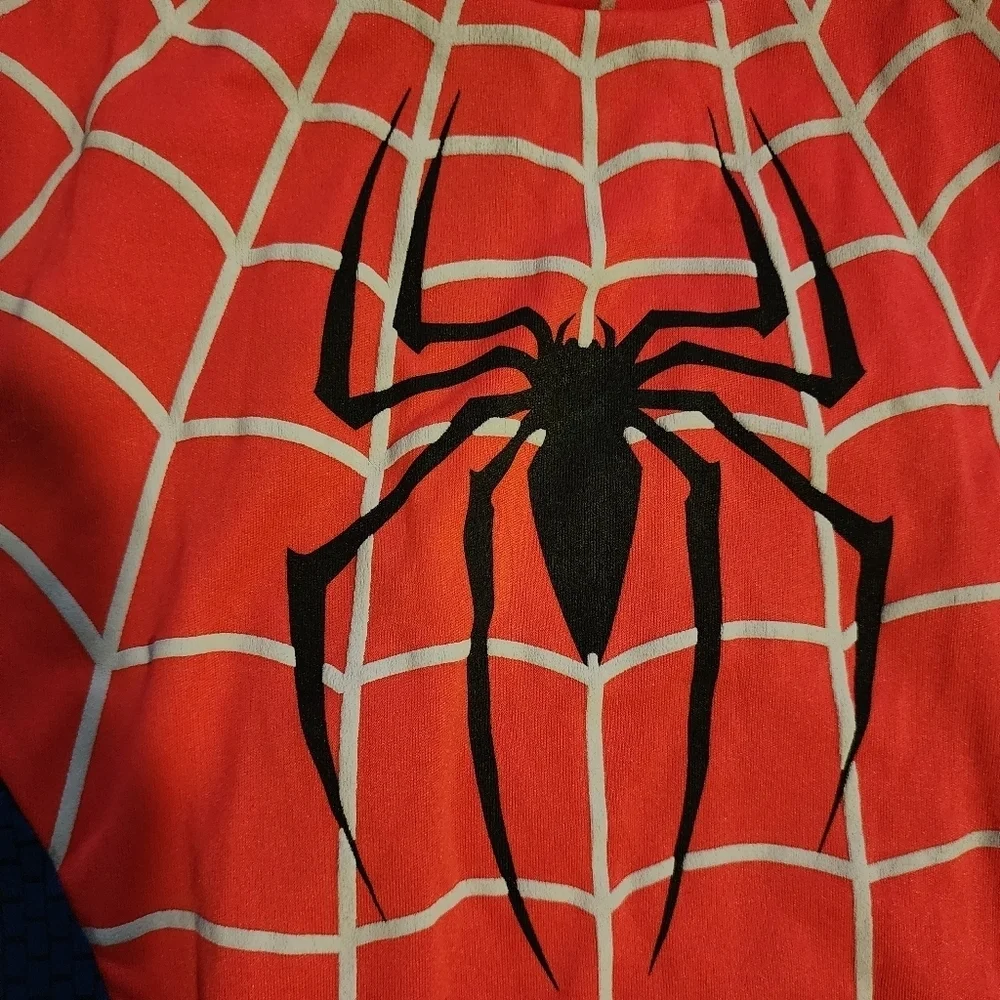 The Amazing Spider-Man 2 Suit Halloween Costume Cosplay Size Boy's 18 - No Mask